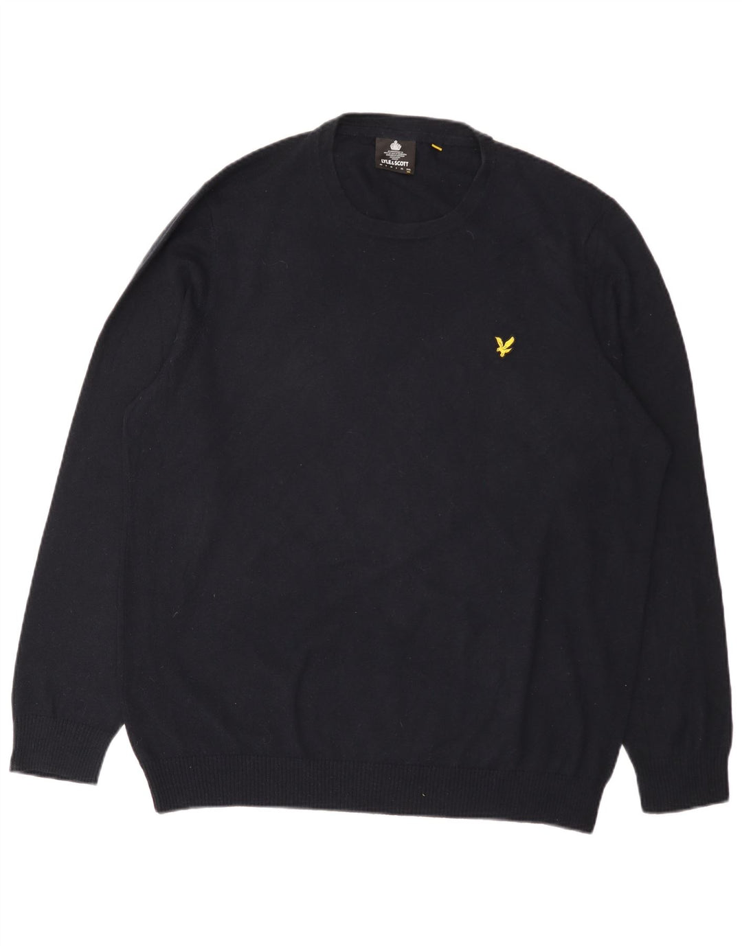 Maglione maglione girocollo da uomo Lyle & Scott 2XL Blu navy