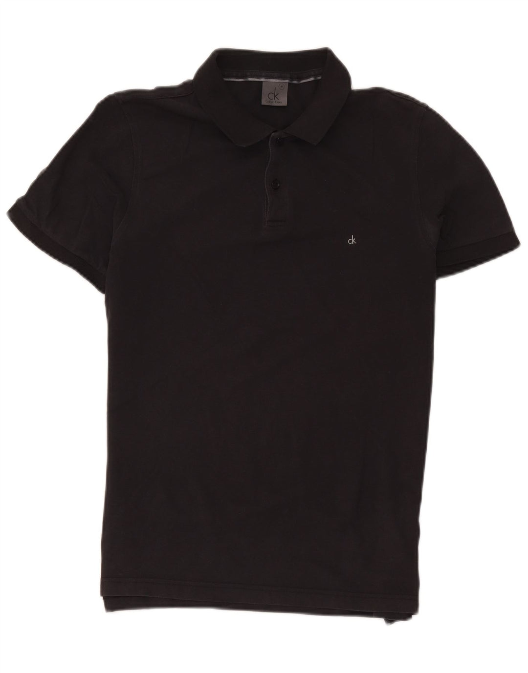 CALVIN KLEIN Polo Uomo Cotone Media Nera