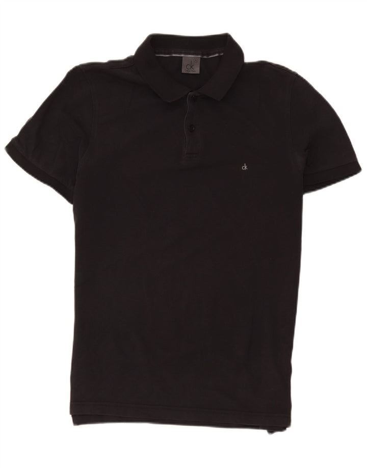 CALVIN KLEIN Polo Uomo Cotone Media Nera