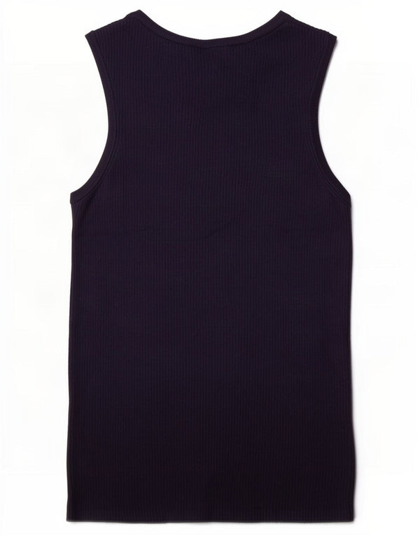 Canotta da donna Marks & Spencer UK 8 Small in viscosa blu navy