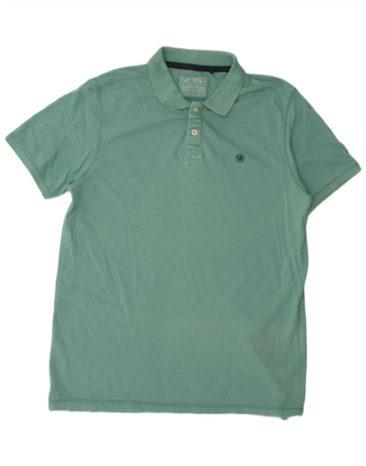 Polo da uomo FAT FACE 2XL in cotone turchese