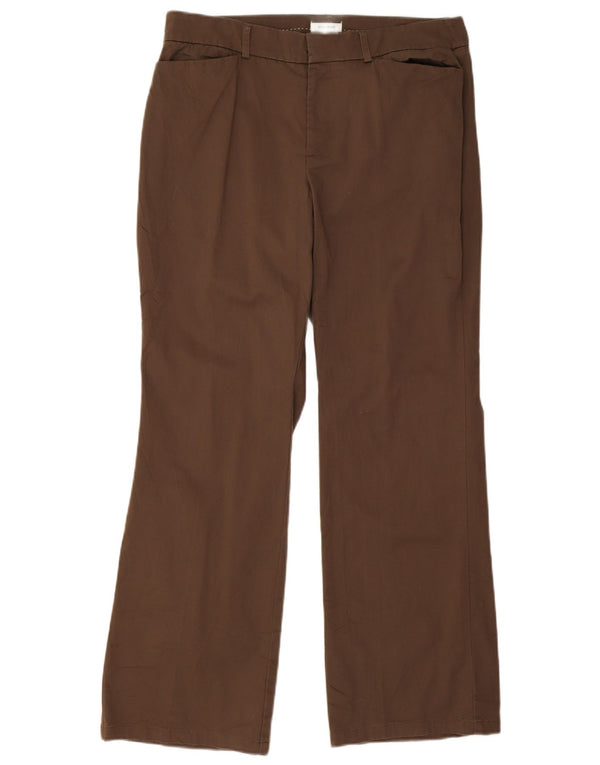Pantaloni casual da donna Dockers Ideal Fit Bootcut US 12 Large W32 L30 Marrone