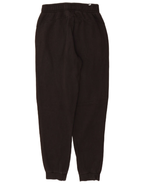 PUMA Mens Tracksuit Trousers Joggers Small Black Cotton