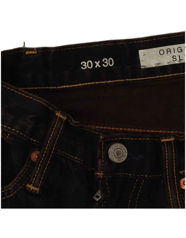 Jeans slim da donna Gap W30 L30 cotone blu navy