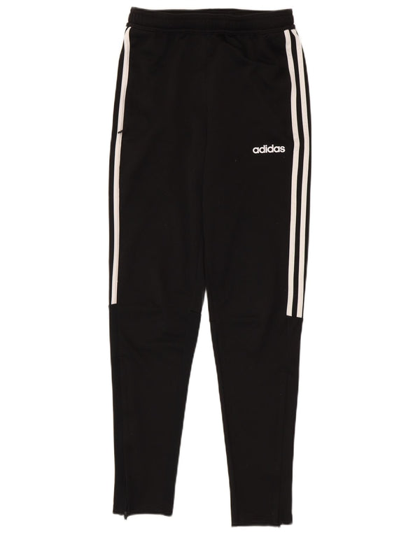 Pantaloni da tuta Adidas Climalite da uomo XS poliestere nero