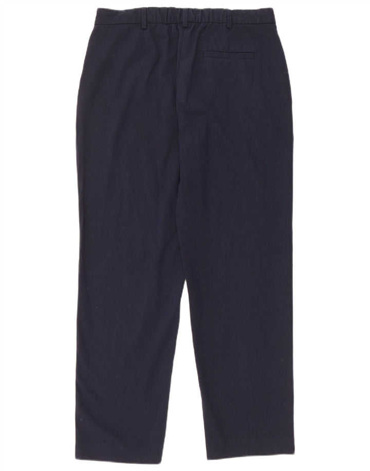Pantaloni da abito da donna Marks & Spencer UK 12 medi W30 L28 Blu navy