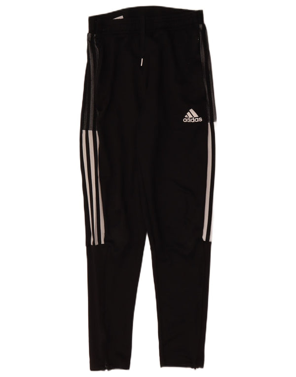 Pantaloni da tuta da donna Adidas UK 10 piccoli sportivi in poliestere nero