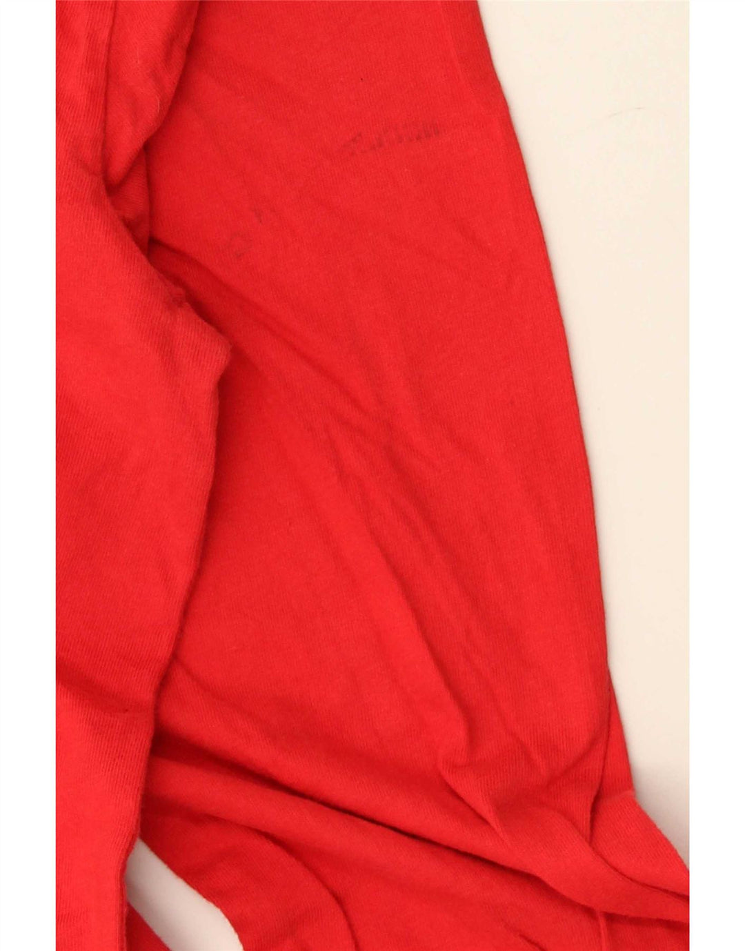 T-shirt grafica da uomo Volcom a maniche lunghe grande in cotone rosso