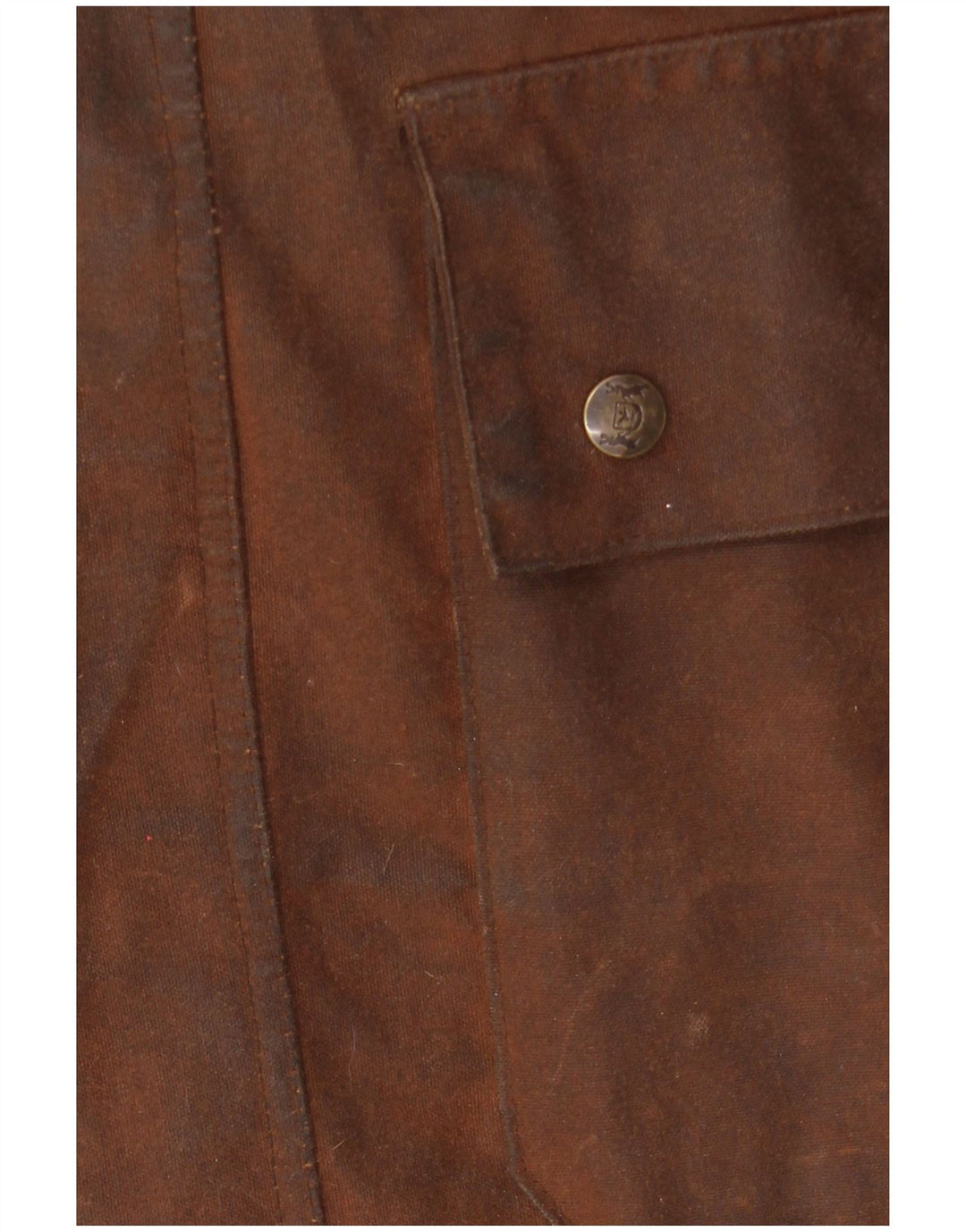 HUNTER Mantella da caccia in cotone cerato con cappuccio da caccia da uomo UK 34 XS cotone marrone