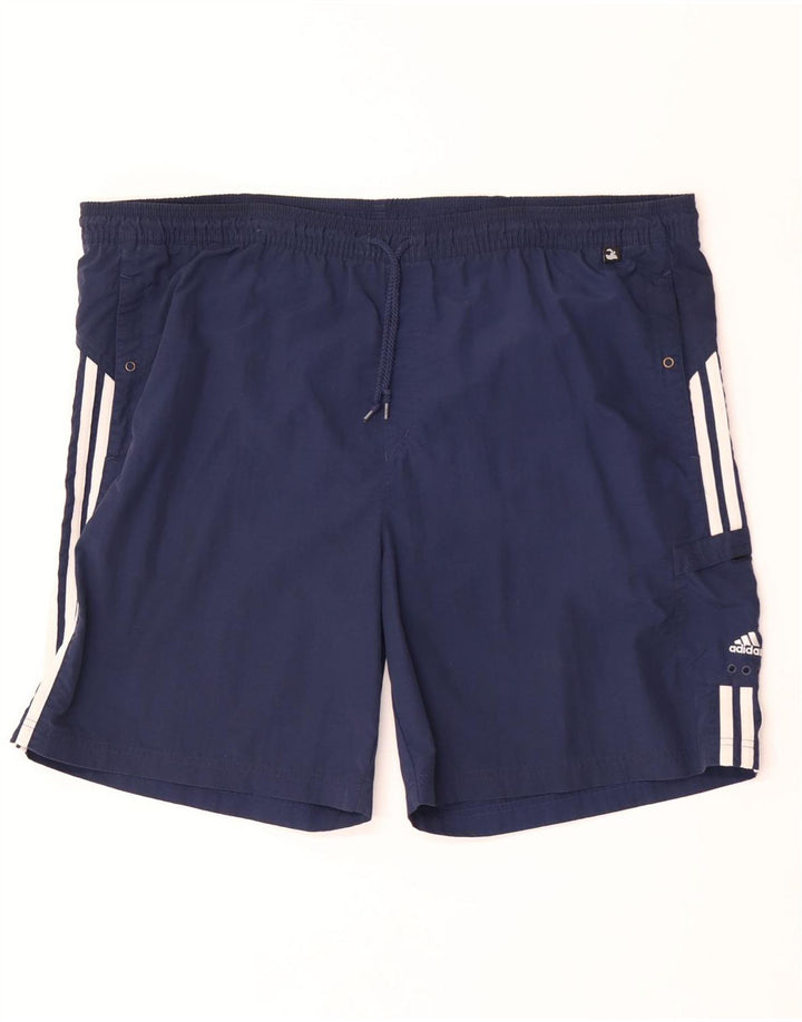 Pantaloncini da bagno da uomo Adidas 2XL nylon blu navy