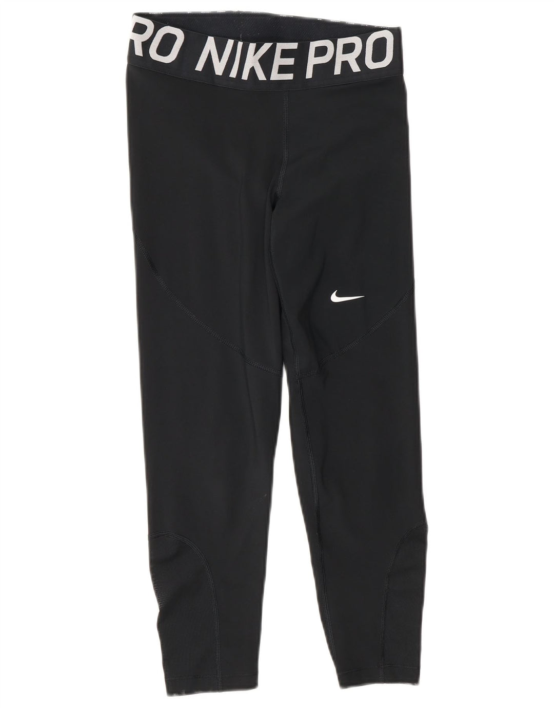 Leggings Nike Dri Fit Graphic Capri da donna UK 10 piccoli neri