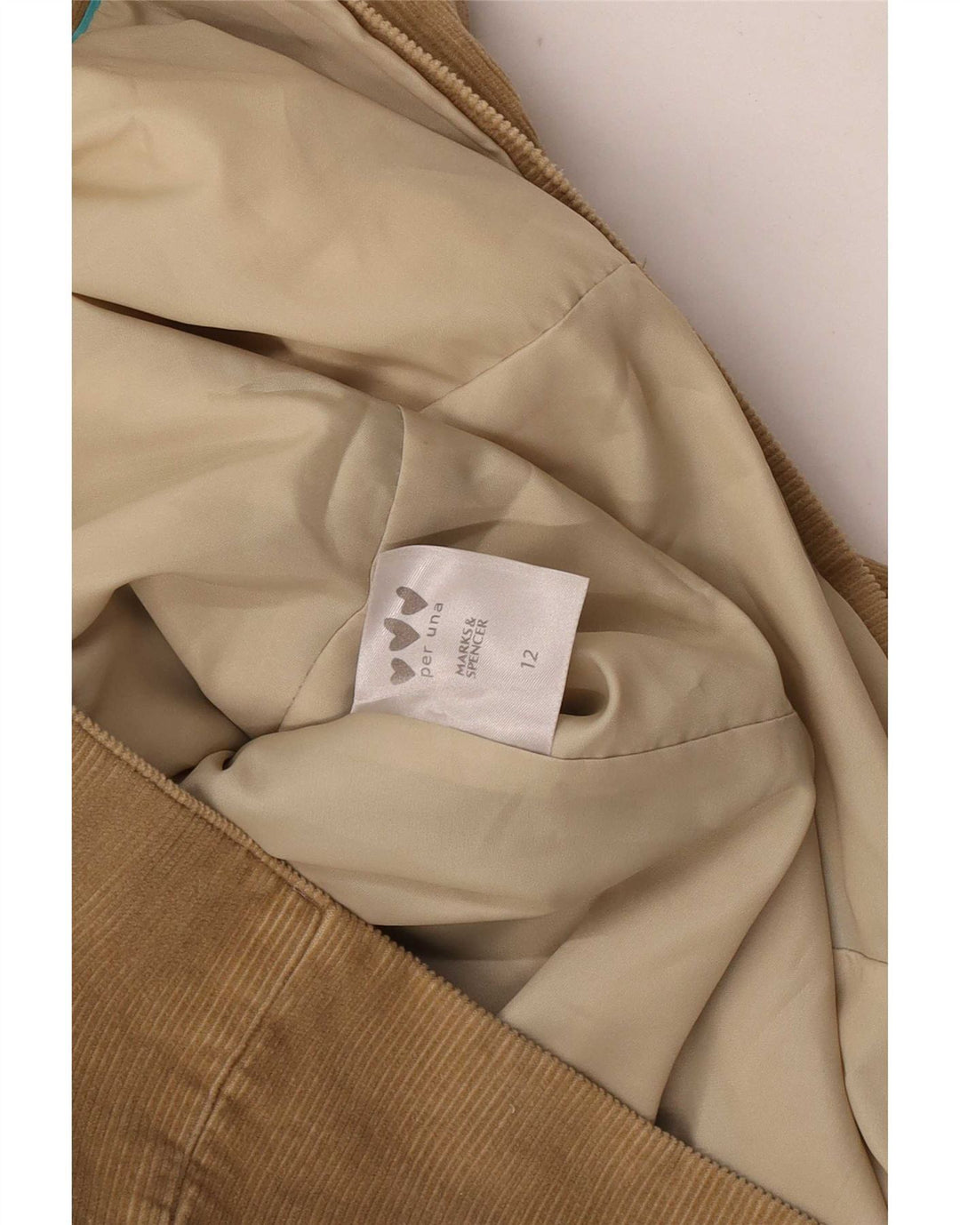 Marks & Spencer Giacca blazer a 2 bottoni da donna Per Una UK 12 Beige medio