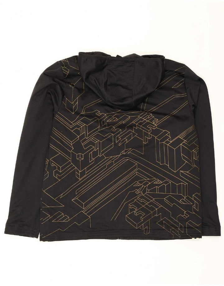 Adidas Giacca da uomo reversibile con cappuccio XL Poliestere nero