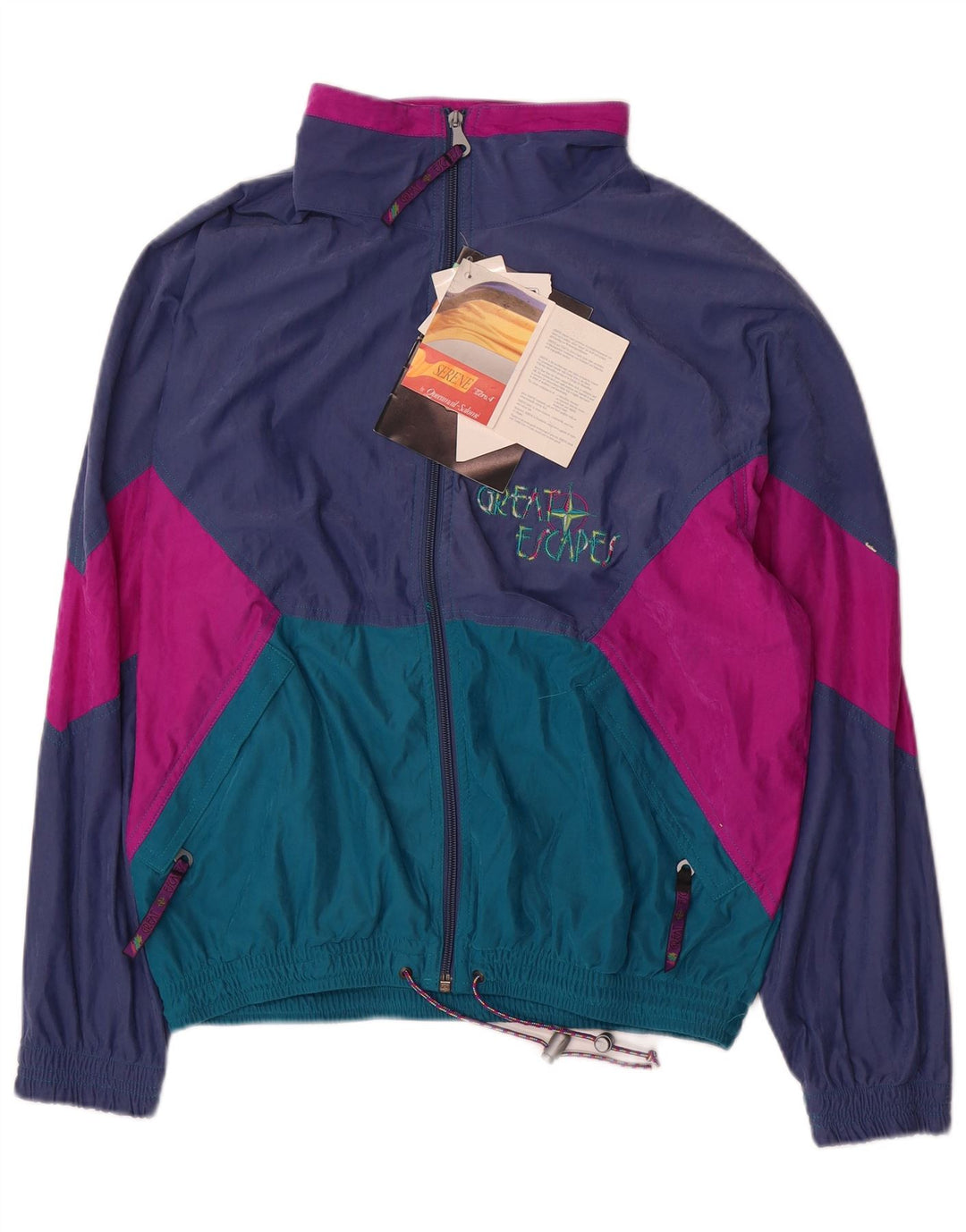 Tuta intera da uomo con grafica Great Escapes IT 48 Colorblock blu medio