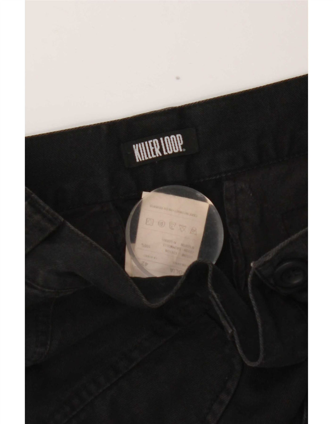 Jeans dritti da jogging da donna Killer Loop IT 42 medio W28 L33 cotone nero