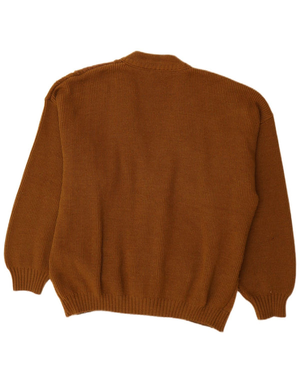 Maglione cardigan da uomo Pimet Magliara XL lana marrone