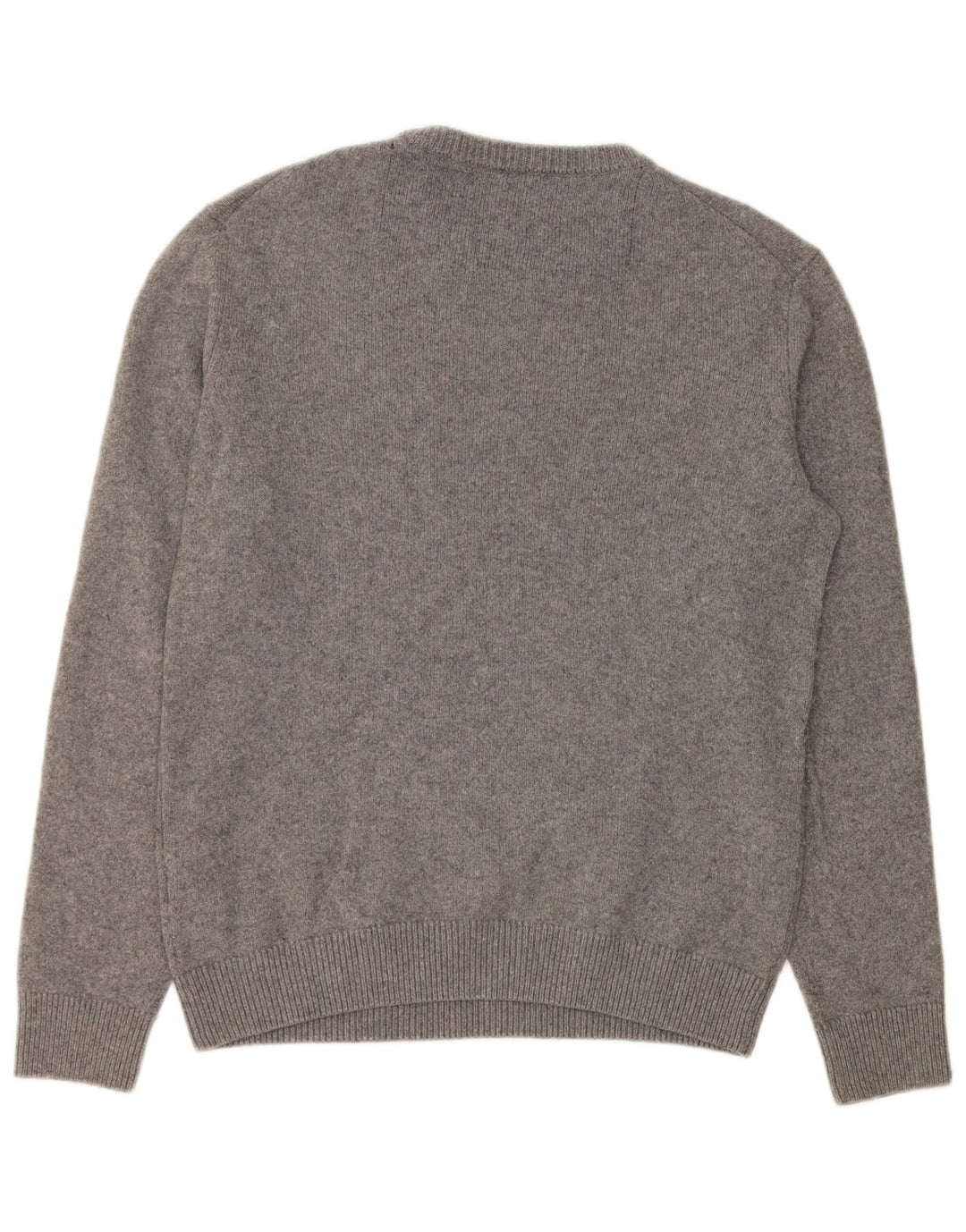 Maglione maglione girocollo da uomo HUGO BOSS in cotone grigio medio