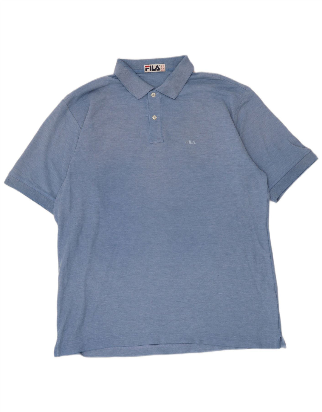 Polo da uomo Fila XL in cotone blu