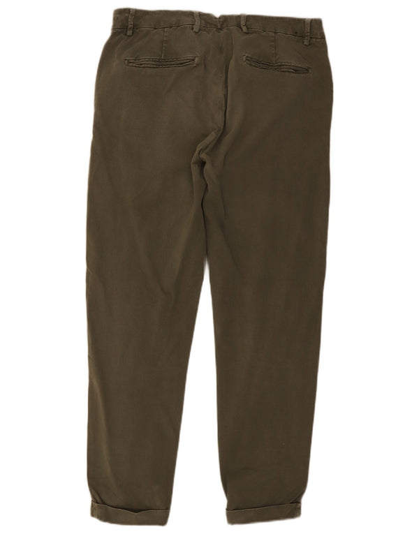 Pantaloni Chino Slim Uomo Liu Jo IT 52 XL W34 L29 Cachi