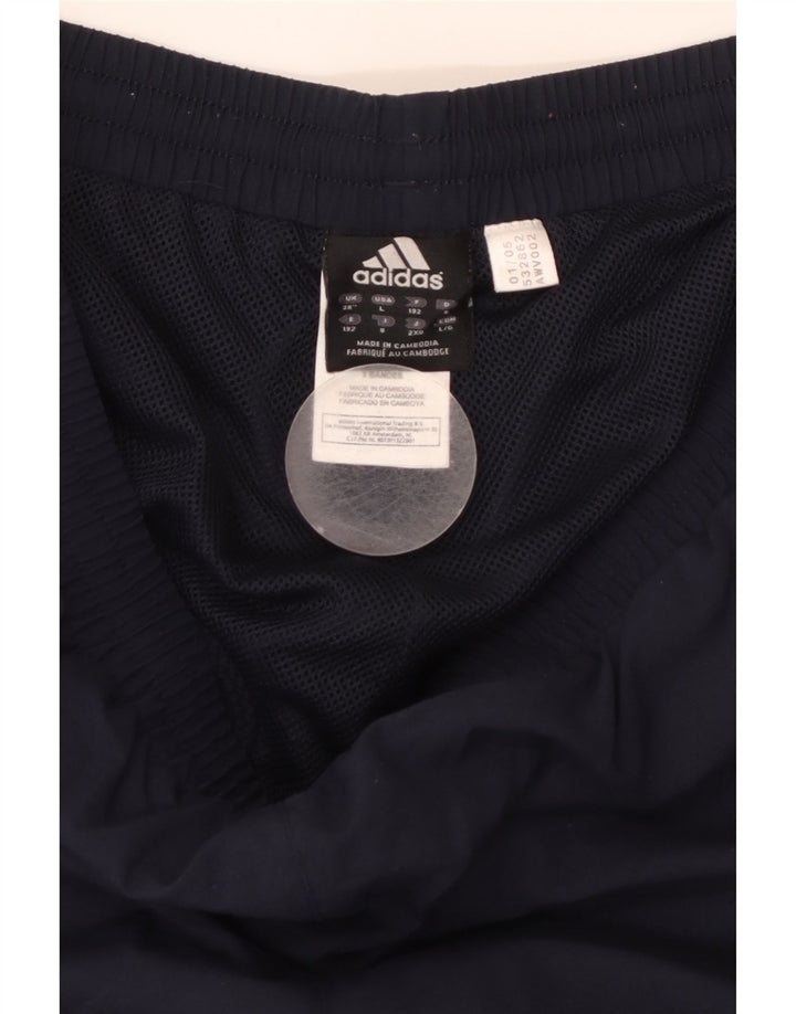 Pantaloni da tuta da uomo ADIDAS XL poliestere blu navy