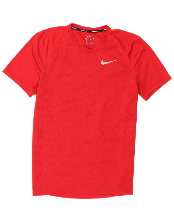 T-shirt Nike Dri Fit da uomo, grande, in poliestere rosso