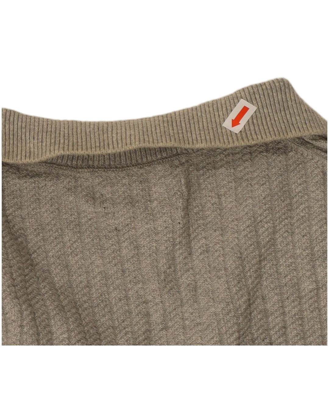 MASSIMO DUTTI Maglione da uomo con collo alto in cotone grigio medio