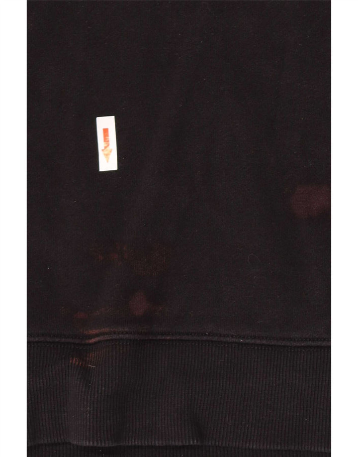 Felpa da donna Adidas Jumper UK 12/14 cotone nero medio