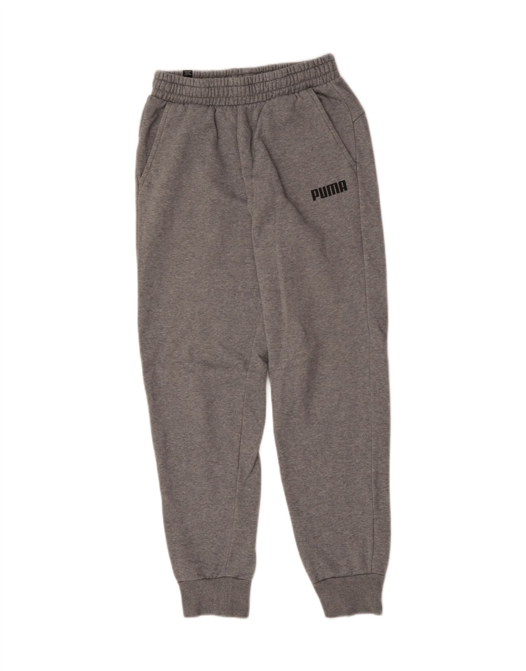 Pantaloni da tuta da uomo Puma Joggers in cotone chiazzato grigio medio