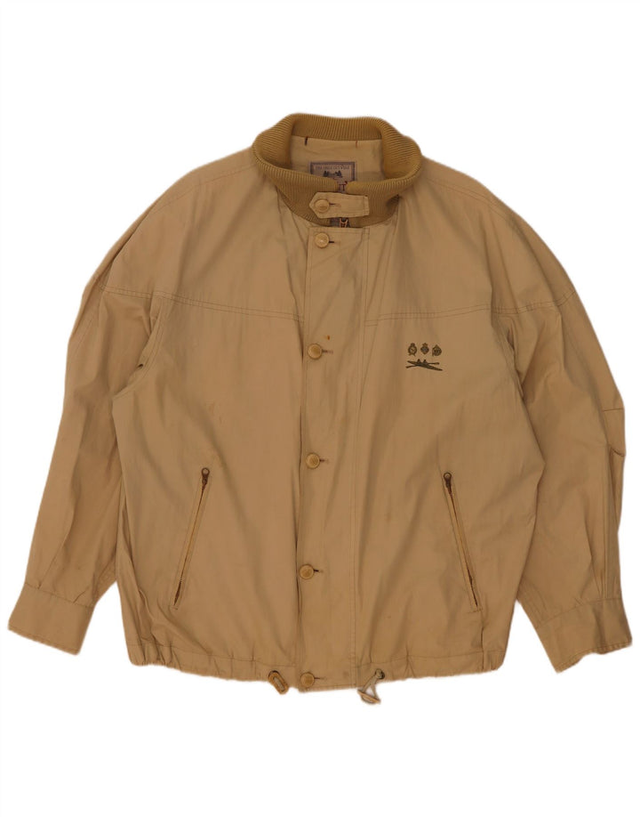 Giubbotto bomber da uomo Seventy UK 38 Cotone beige medio