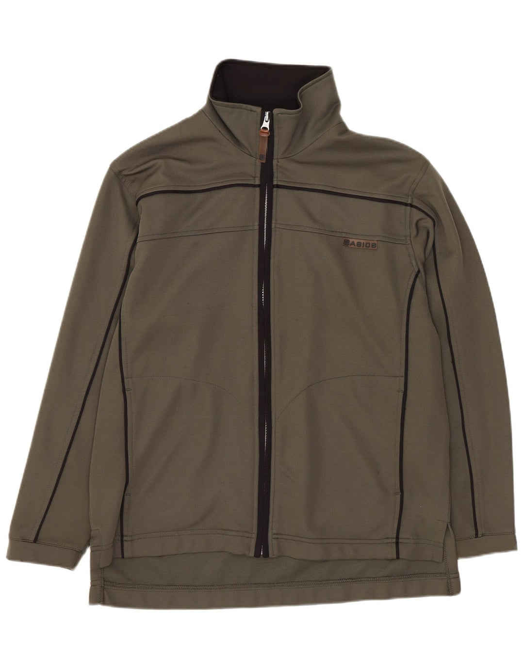 Giacca sportiva da uomo Asics, giacca media, kaki, in poliestere