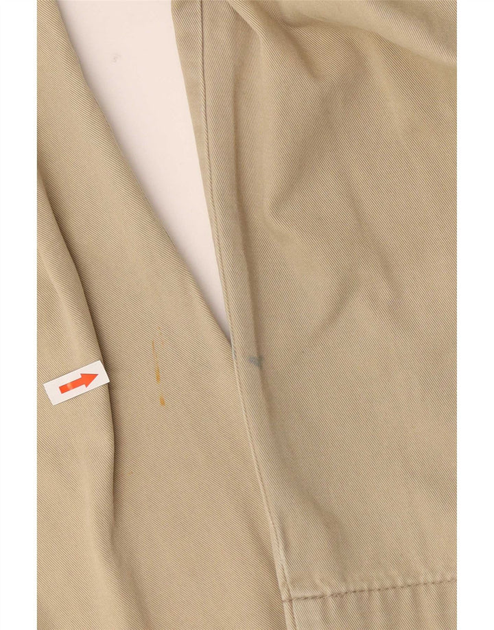 Pantaloni chino con pegged da uomo Marks & Spencer W32 L31 in cotone beige