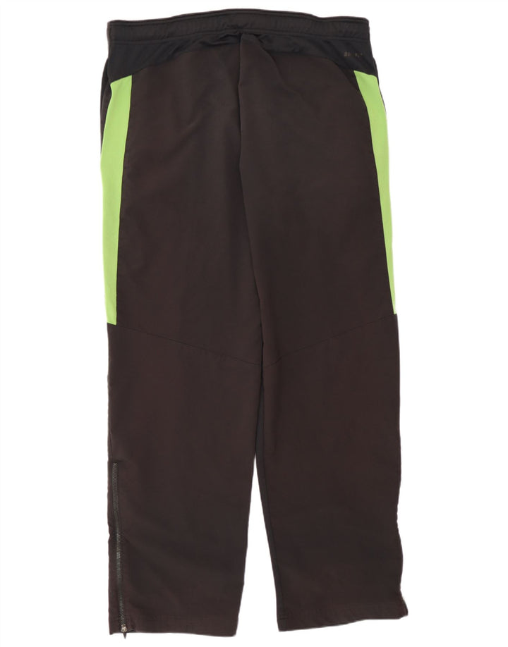 Pantaloni da tuta Nike Dri Fit da uomo, grandi, in poliestere color block nero