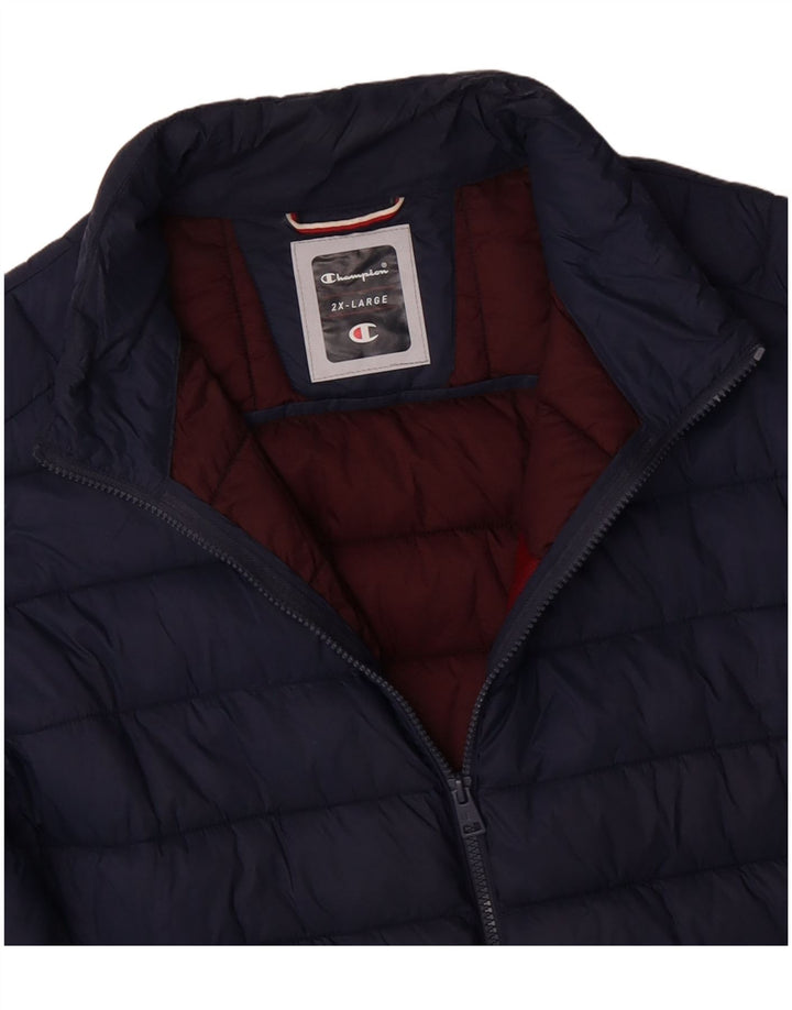 Giacca imbottita da uomo CHAMPION UK 44 2XL Poliammide blu navy