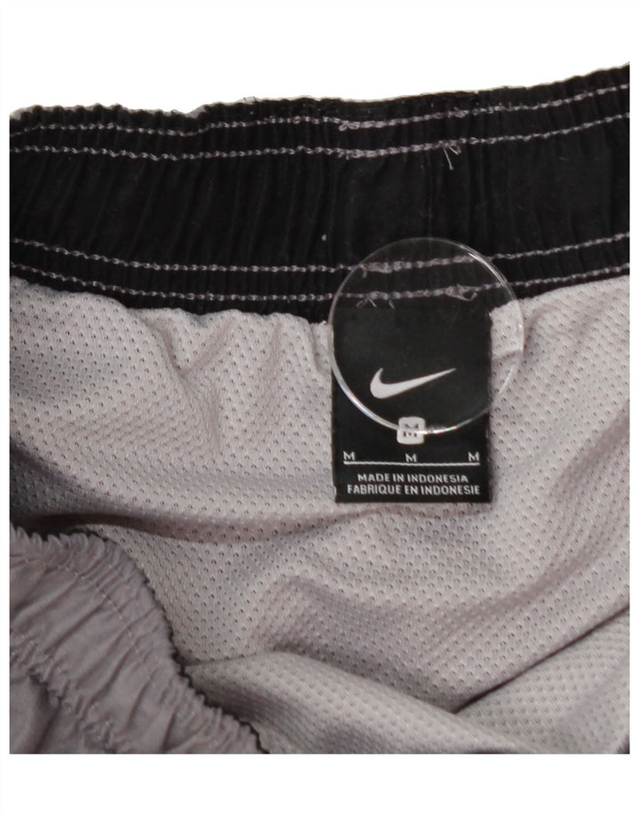 NIKE Mens Graphic Sport Shorts Medium  Grey Polyester Vintage Nike and Second-Hand Nike from Messina Hembry 