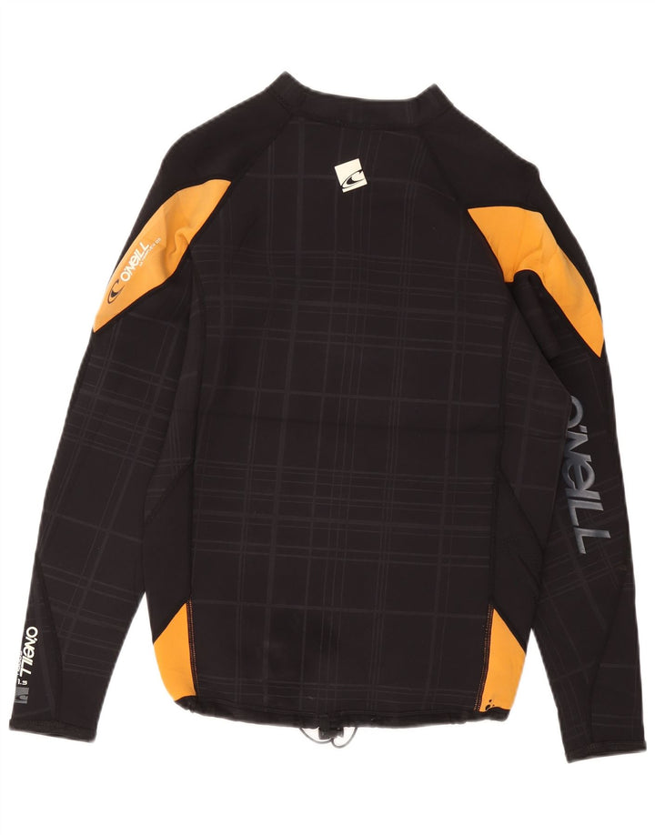 O'NEILL Top grafico da donna a maniche lunghe UK 18 XL Blu navy a quadri Rayon