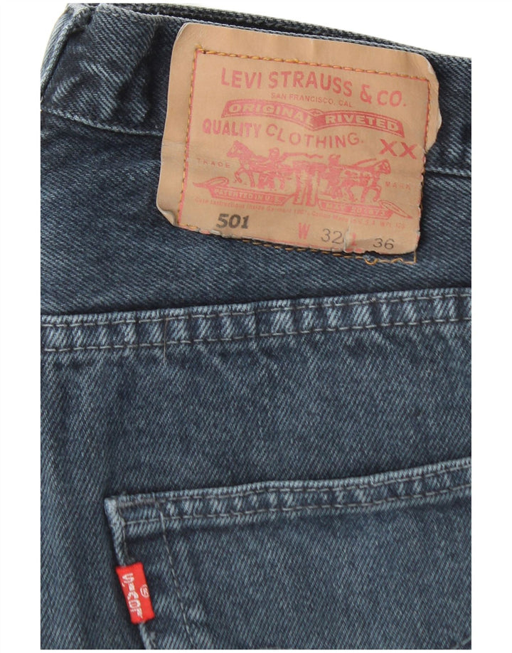 LEVI'S Jeans dritti da uomo 501 W32 L25 cotone blu
