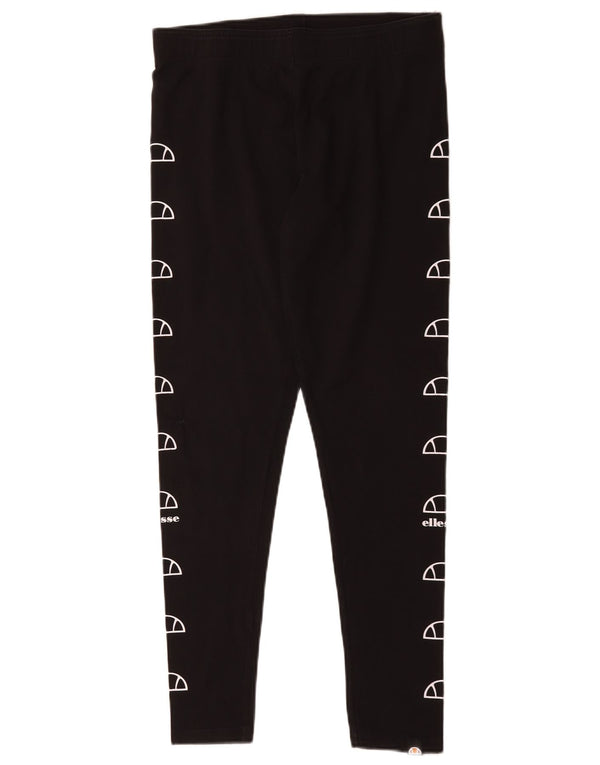 Leggings grafici da donna Ellesse UK 14 grandi neri