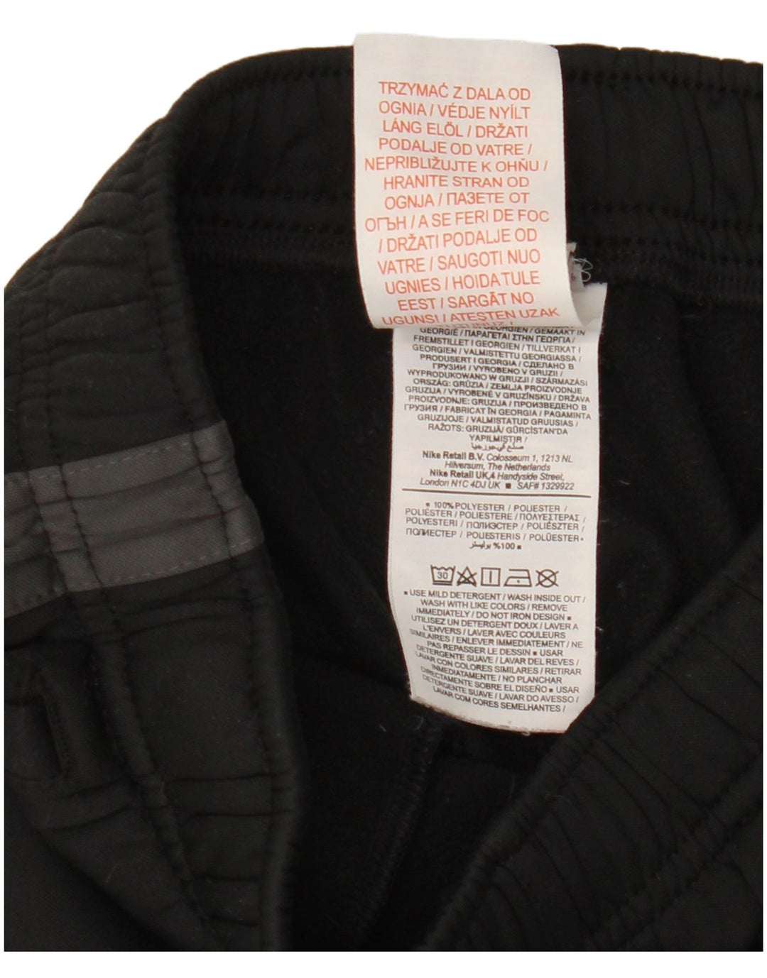 Pantaloni da tuta Nike da ragazzo Dri Fit Joggers 10-11 anni medio nero