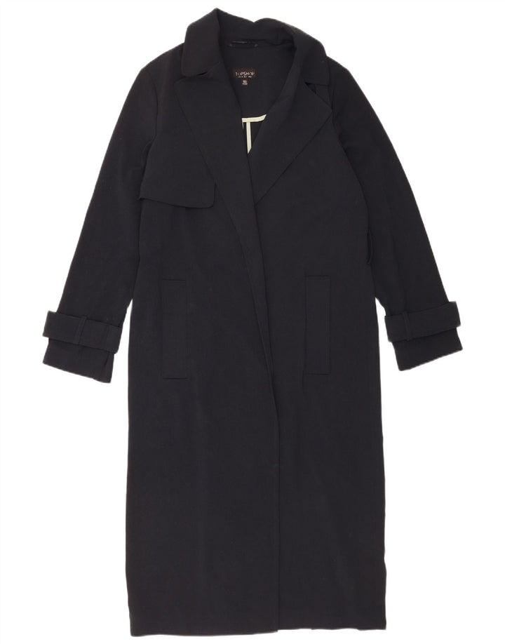 Topshop Trench oversize da donna UK 6 XS Blu navy