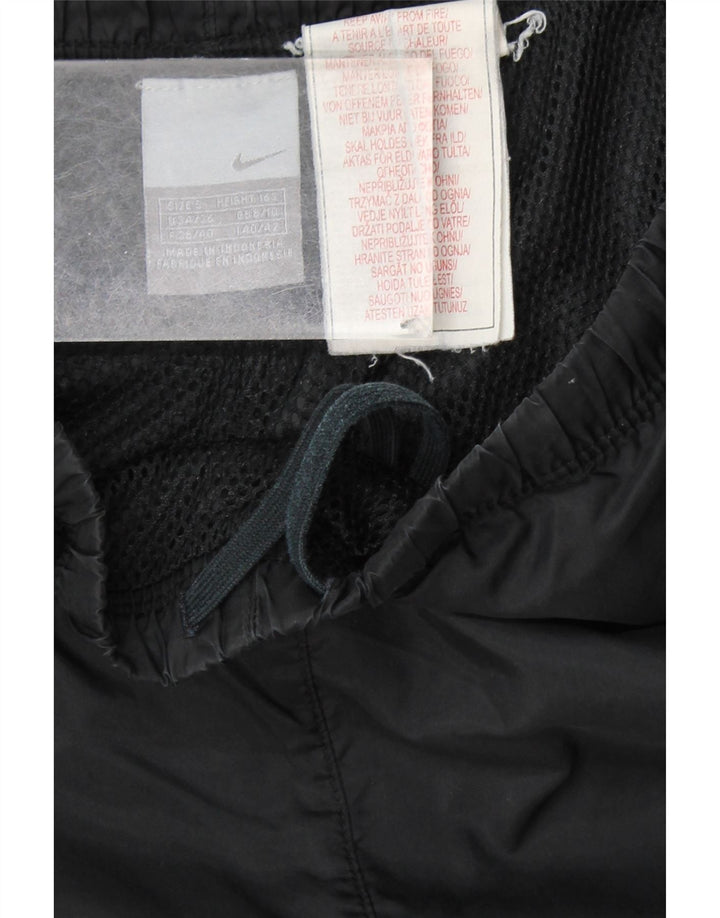Pantaloni impermeabili da donna NIKE UK 8/10 piccoli in nylon nero