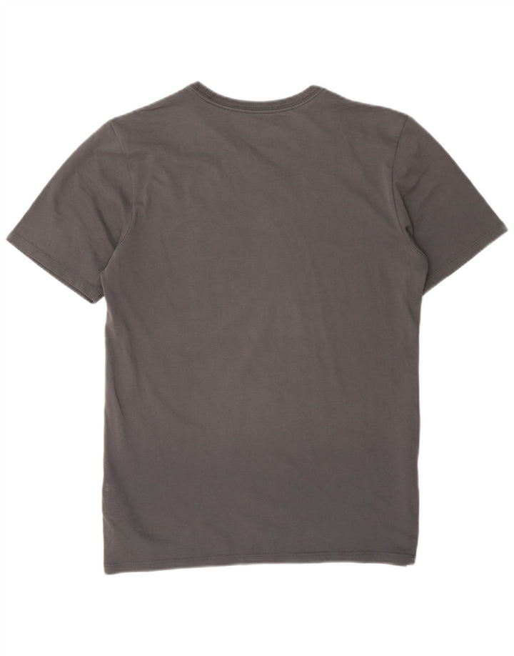 T-shirt grafica Nike Dri Fit da uomo, piccola, in cotone grigio
