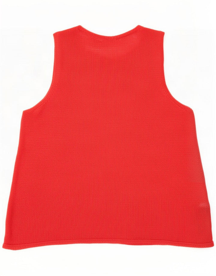 Canotta da donna Marks & Spencer UK 10 piccola rossa in acrilico