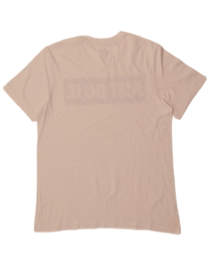 T-shirt grafica da uomo Nike Top bianca media