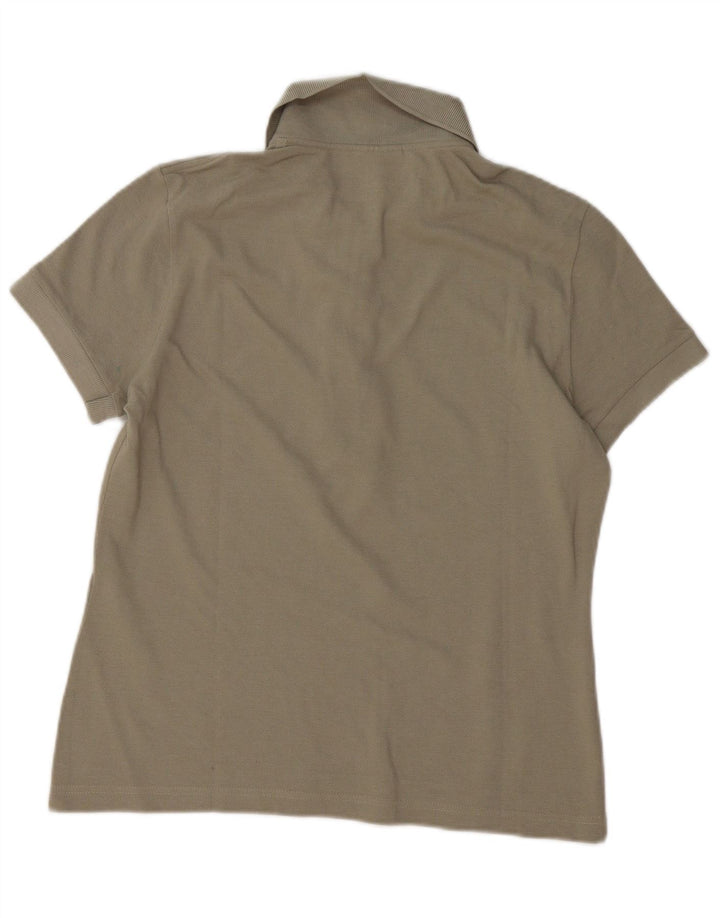 Polo da donna LACOSTE taglia 44 grande cotone grigio