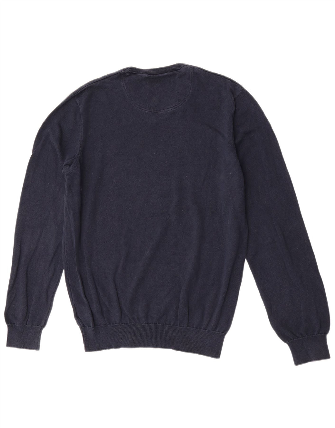 Maglione maglione con scollo a V da uomo Lacoste taglia 4 cotone medio blu navy
