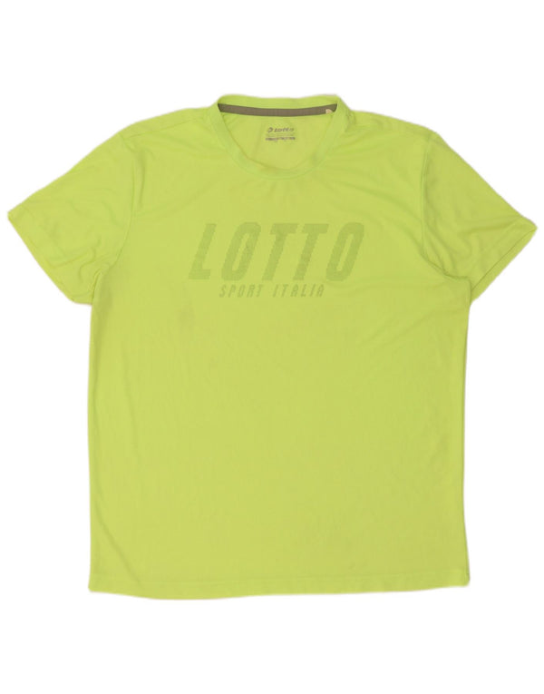 T-shirt grafica da uomo Lotto Top XL Verde