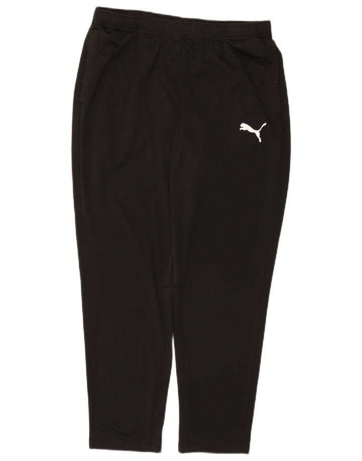 Pantaloni da tuta da uomo Puma Large neri in poliestere