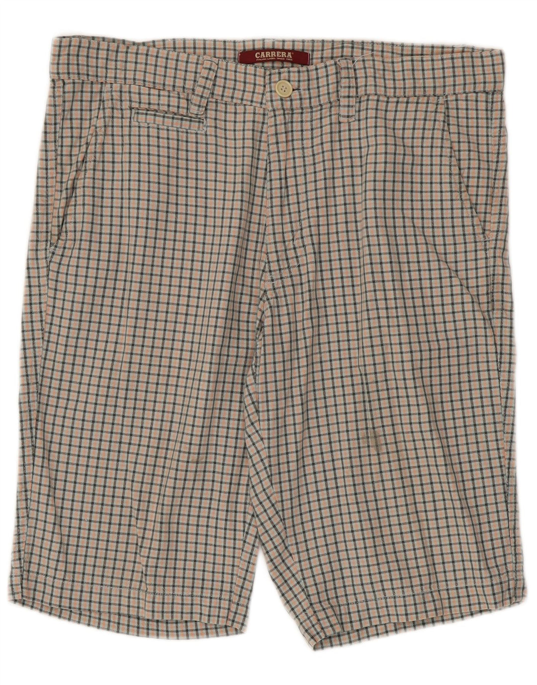 Pantaloncini chino da uomo Carrera IT 50 Large W34 cotone a quadretti multicolore