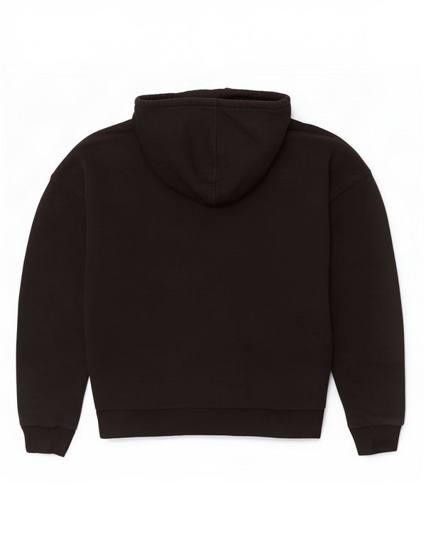 Maglione con cappuccio oversize da donna Reebok UK 8/10 piccolo cotone nero
