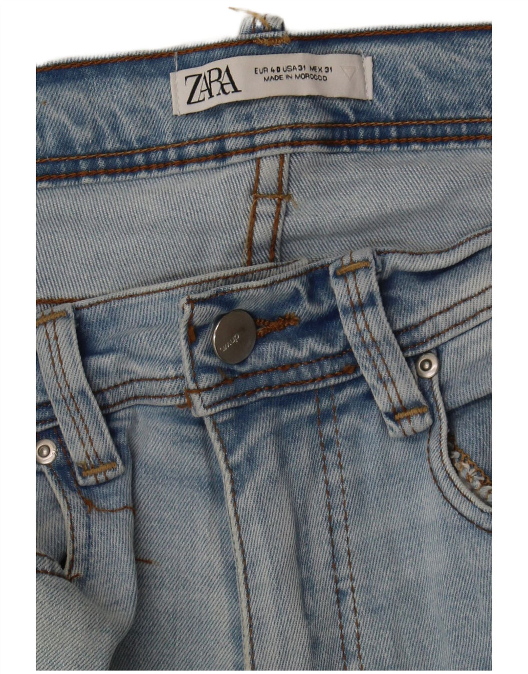 Jeans skinny da uomo Zara EU 40 medio W31 L32 blu